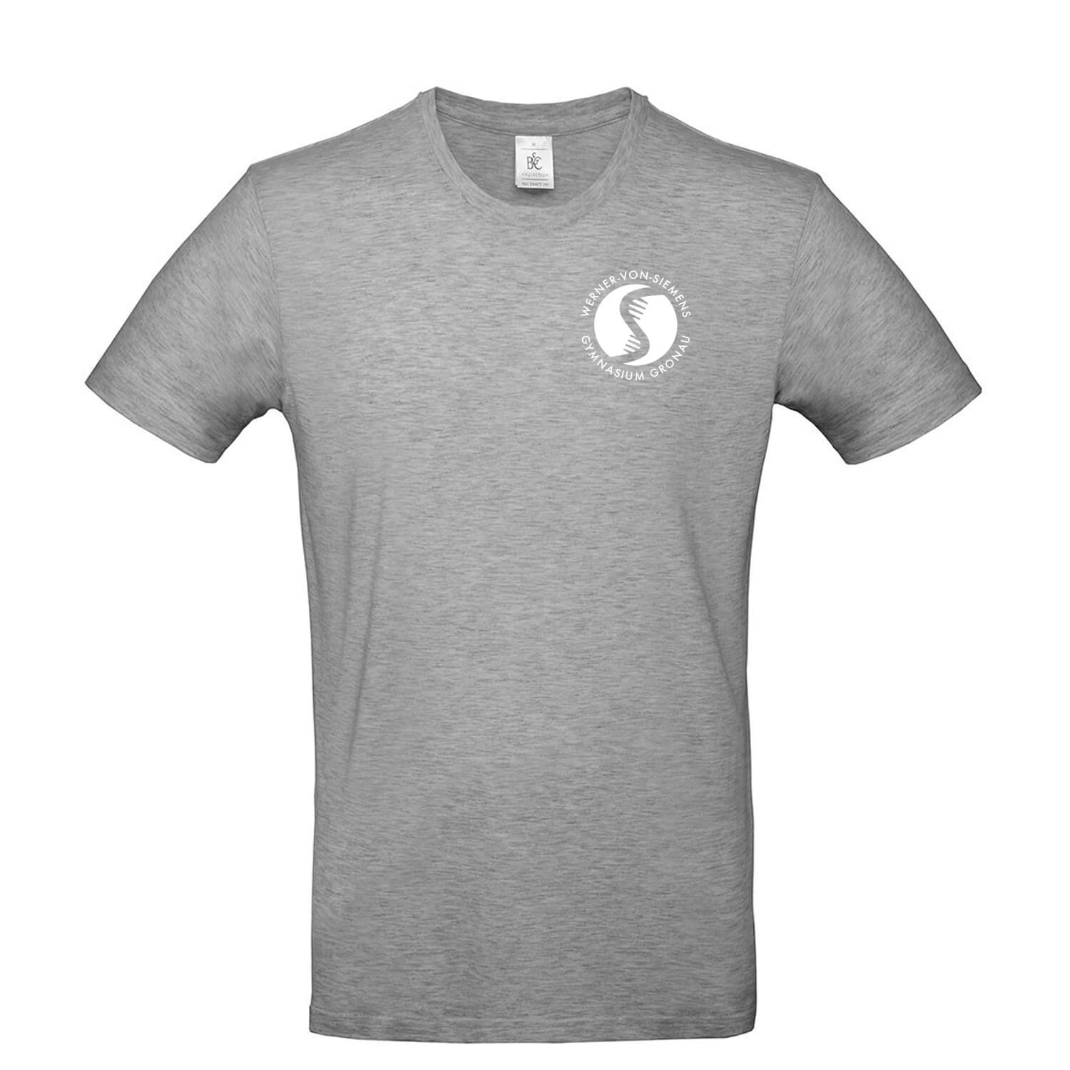 Herren T-Shirt Basic Logo Weiß