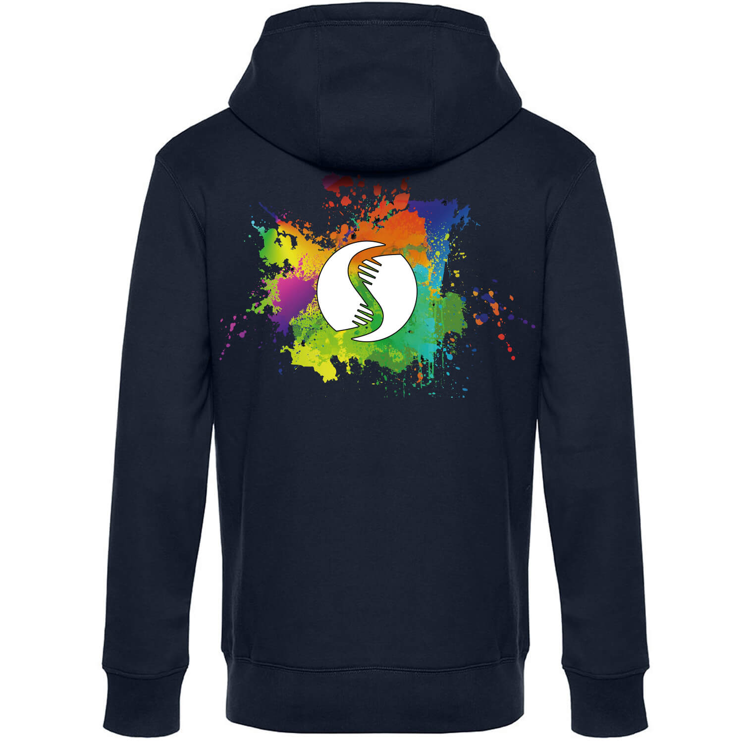 Herren Zip Hoodie Color Splash